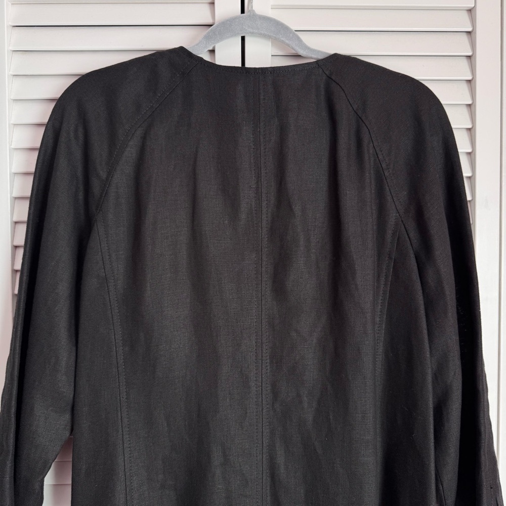 Talbots Irish Linen Unstructured Bound Seams Ragl… - image 8